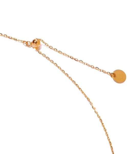 ネックレス 「les bonbon」 adjustable pearl necklace / アジャスタブル パール ネックレス レディースの画像