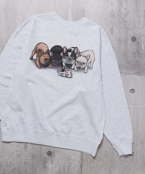エンドレスサマー 別注 4BUHI プリントデザイン クルーネックスウェット TES PERSONALITY 4BUHI CN SWEAT / クルーネックスウェット