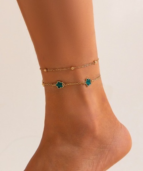 COO+i（クーイ） アンクレット クローバーデザインアンクレット ボール