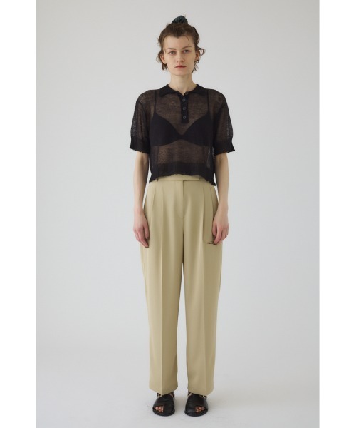 RIM.ARK ポロシャツ ポロ Mohair mix polo knit モヘアミックスポロ