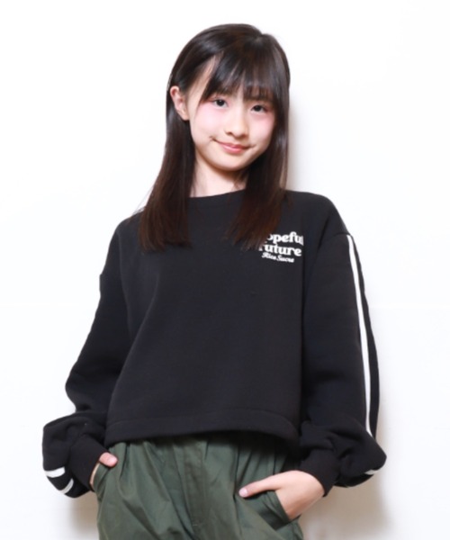 RiCO SUCRE（リコシュクレ） トレーナー ラインプルオーバー キッズ