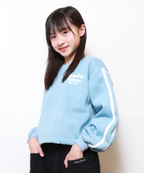 RiCO SUCRE（リコシュクレ） トレーナー ラインプルオーバー キッズ