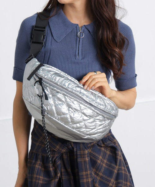 タグ付き　LONELY論理　ロンリー WAIST BODY BAG　ボディバッグ ALTROSE ウエストポーチ ウエストバッグ ボディバッグ キルト