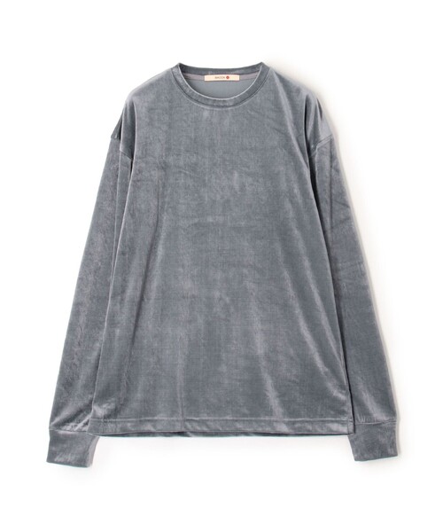 BACCA tシャツ ベロアジャージー オーバーカットソー レディース