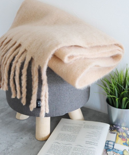 LAKOLE（ラコレ） マフラー ストール ブークレーカラーマフラー