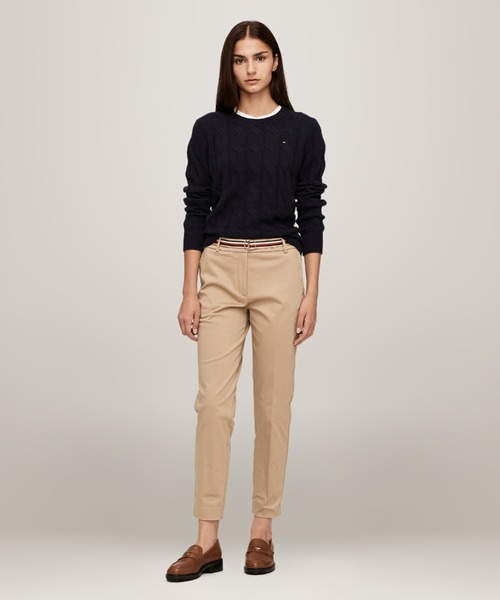 TOMMY HILFIGER ニット セーター ソフトウールケーブルクルー