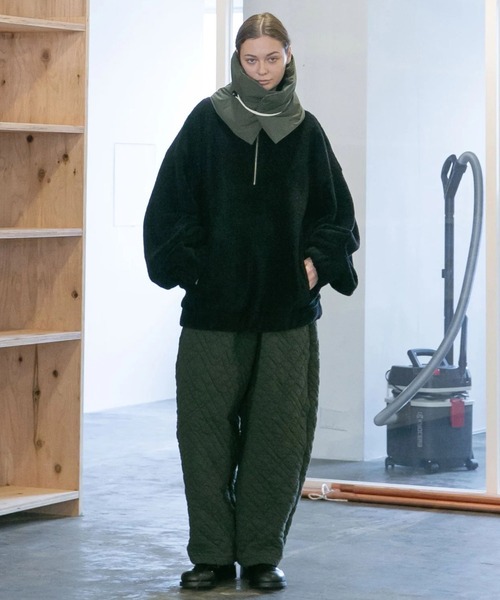 my beautiful landlet 「my landlet」PILE FABRIC HALF ZIP