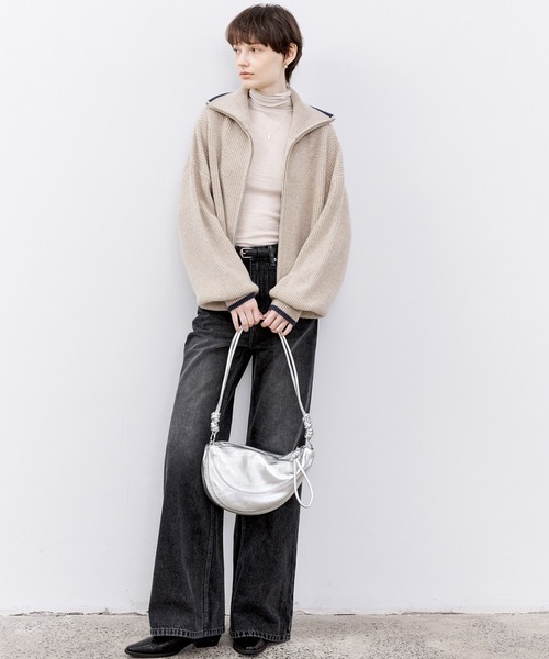 tageechita ストリングフードリンクルブルゾン‼️新品未使用！タグ付き DISCOAT(ディスコート)レディース | 7色展開】太フリンジストール ジャケット・アウター