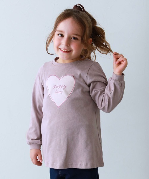 devirock tシャツ Tシャツ 綿100％ デビラボ プリント 長袖チュニック  