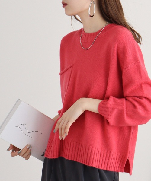 EGLANTINE ニット セーター Eglantine カシミヤブレンドポケット