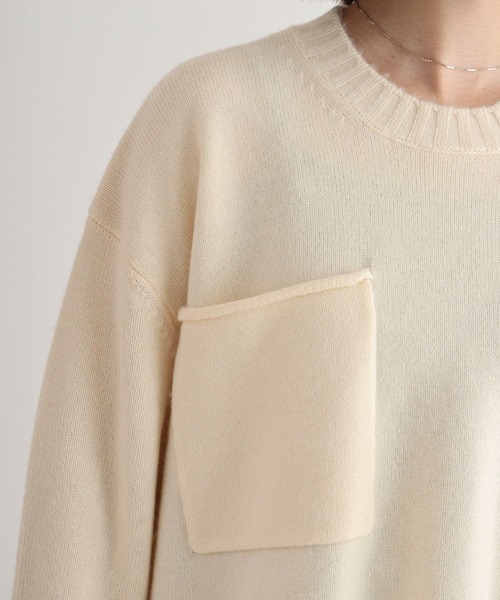 EGLANTINE ニット セーター Eglantine カシミヤブレンドポケット