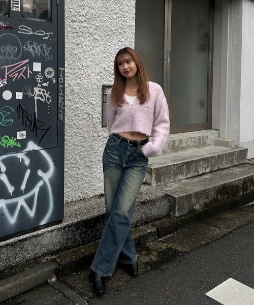 ACLENT ジーンズ デニム デニムパンツ ビンテージウォッシュ