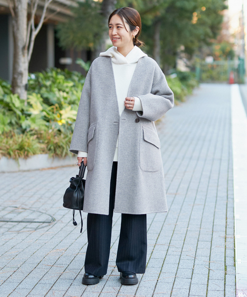 ★IENA／イエナ／ウールコート／Pコート／アイボリー／size38★ 2025年最新】IENA ピーコート・ウールコートの人気アイテム - メルカリ