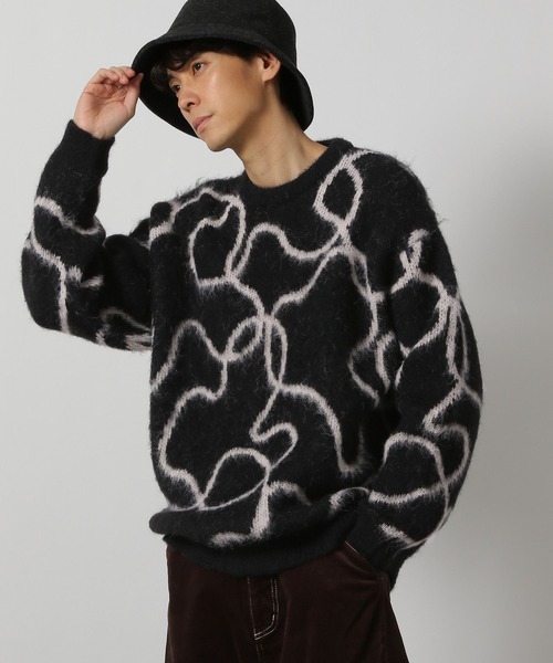 LAKOLE（ラコレ） セーター ニット モヘアライクロープニットプル