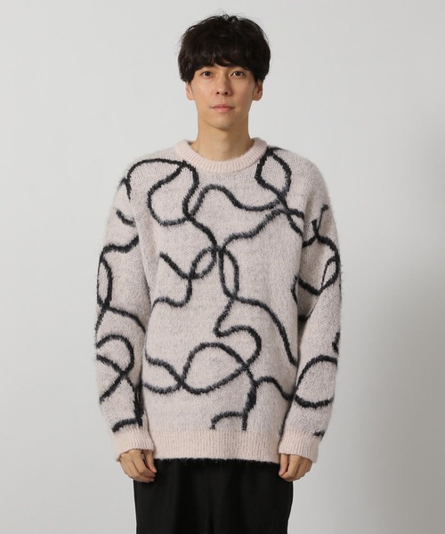 LAKOLE（ラコレ） セーター ニット モヘアライクロープニットプル