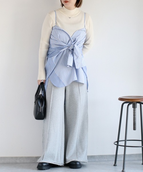 cepo（セポ） ブラウス シャツ 「2way」パターン切替オーバーシャツ