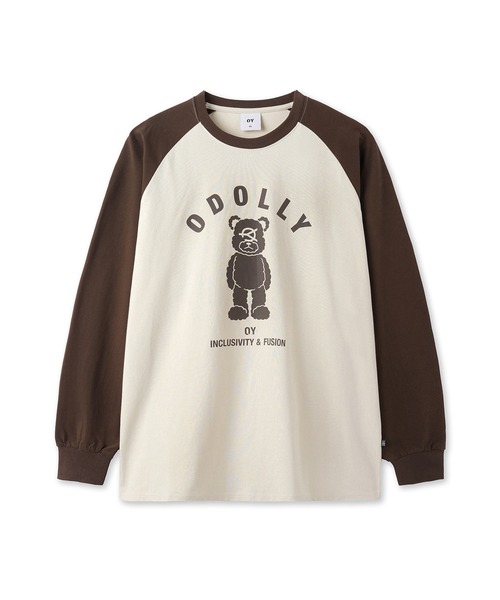★OY★ODOLLY RAGLAN L/S TEE - LIGHT MELANGE★正規品/直送料込 OY tシャツ 「OY/オーワイ」 ODOLLY RAGLAN L/S TEE/ オードリー