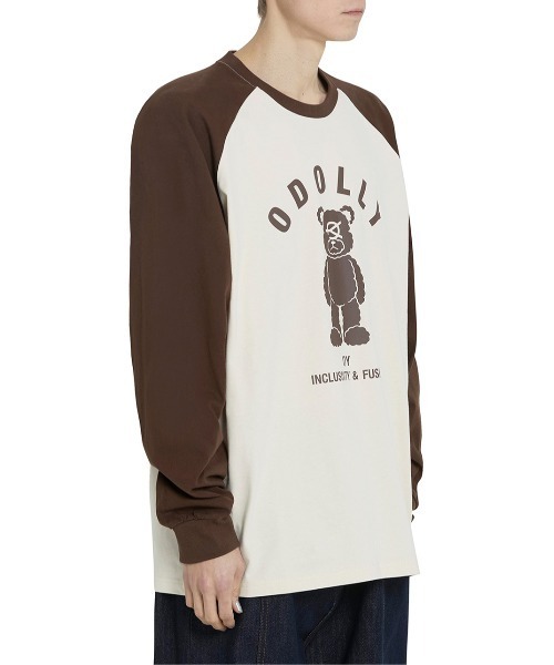 ★OY★ODOLLY RAGLAN L/S TEE - LIGHT MELANGE★正規品/直送料込 Never mind the XU / Chikashitsu+｜【OY】ODOLLY RAGLAN L/S