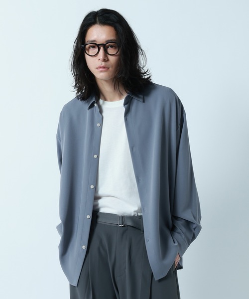 RAGEBLUE（レイジブルー） シャツ 接触冷感「LUXURY+EASY」OVER SIZE
