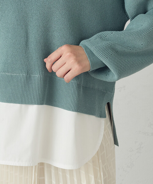 COMME CA ISM（コムサイズム） ニット セーター 「マシン