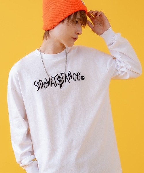 tシャツ 「SIDEWAY STANCE」バリエーションロゴ プリント 長袖Tシャツ メンズ レディース | SIDEWAY STANCE | 01