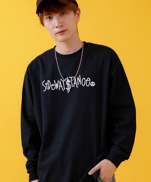 tシャツ 「SIDEWAY STANCE」バリエーションロゴ プリント 長袖Tシャツ メンズ レディース | SIDEWAY STANCE