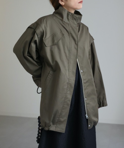 「ap retro」 コート FREE アイボリー レディース_画像4