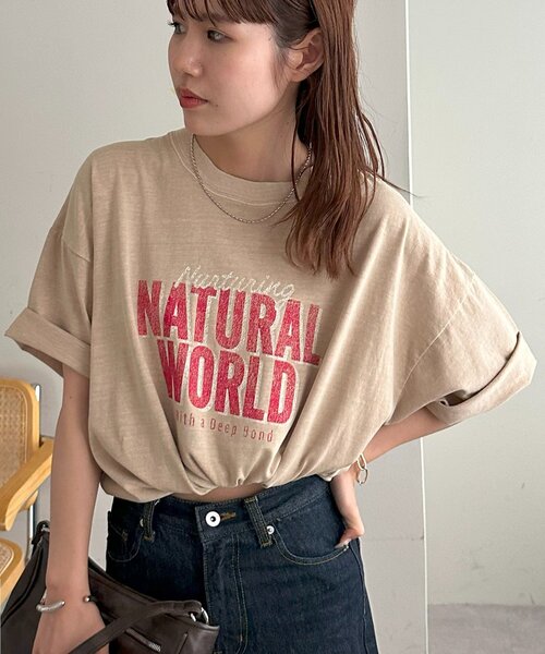 tシャツ レトロロゴ ユニセックス ピグメント 半袖 Tシャツ レディース メンズ Discoat tシャツ 「ユニセックス」ピグメントアソートロゴT