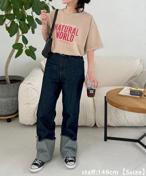 Discoat tシャツ 「ユニセックス」ピグメントアソートロゴT