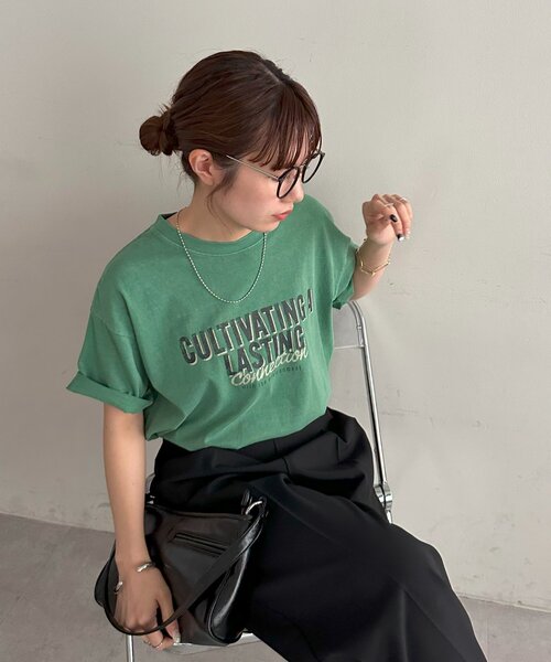 Discoat tシャツ 「ユニセックス」ピグメントアソートロゴT