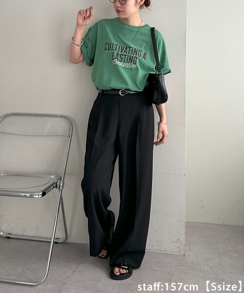 tシャツ ピグメント 無地 半袖 ユニセックス Tシャツ レディース メンズ Discoat tシャツ 「ユニセックス」ピグメントアソートロゴT