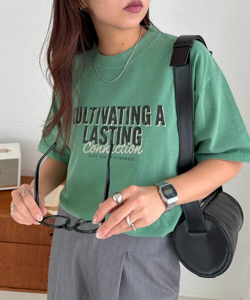 Discoat tシャツ 「ユニセックス」ピグメントアソートロゴT