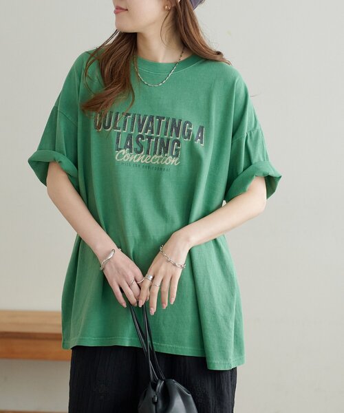 Discoat tシャツ 「ユニセックス」ピグメントアソートロゴT
