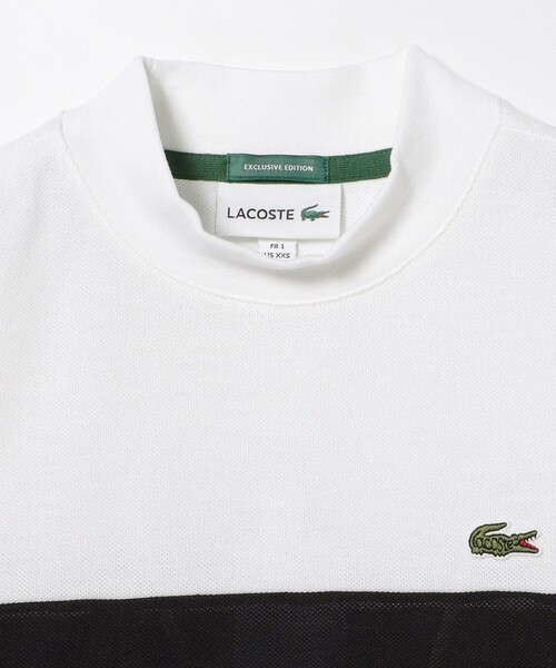 LACOSTE / ロゴ モックネックシャツ BEAMS GOLF（ビームス ゴルフ）〈WOMEN〉【別注】LACOSTE / ロゴ