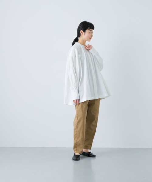 かぐれ パンツ コットンストレッチイージーパンツ レディース