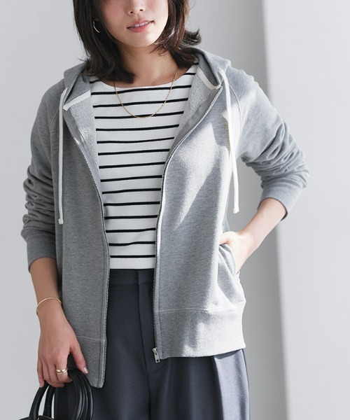 Pierrot（ピエロ） パーカー スウェットジップパーカー レディース