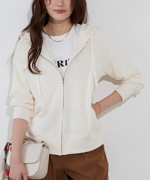 南　レディース　パーカー Mars en Avril パーカー クローバーフーディースウェット