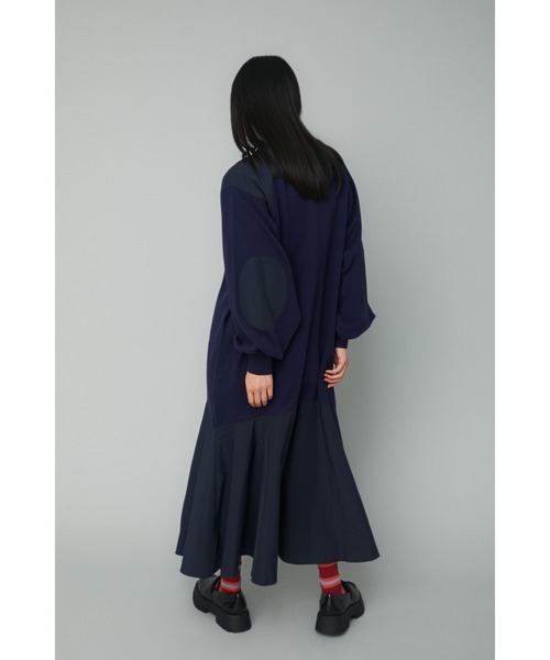 HeRIN.CYE ドッキングワンピース FREE カーキ レディース : ZOZOTOWN