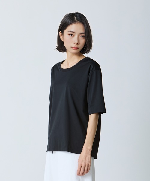 tシャツ K-3B 0313_Y 5分丈ベーシックTシャツ レディース