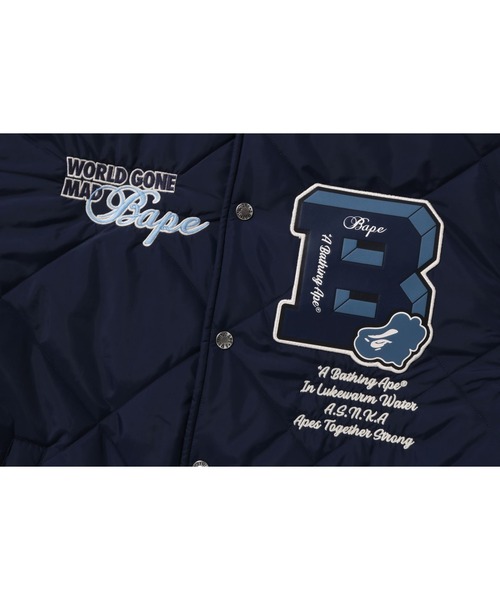 日本製　a bathing ape ventile コーチジャケット A BATHING APE ナイロンジャケット BAPE LOGO COACH JACKET M
