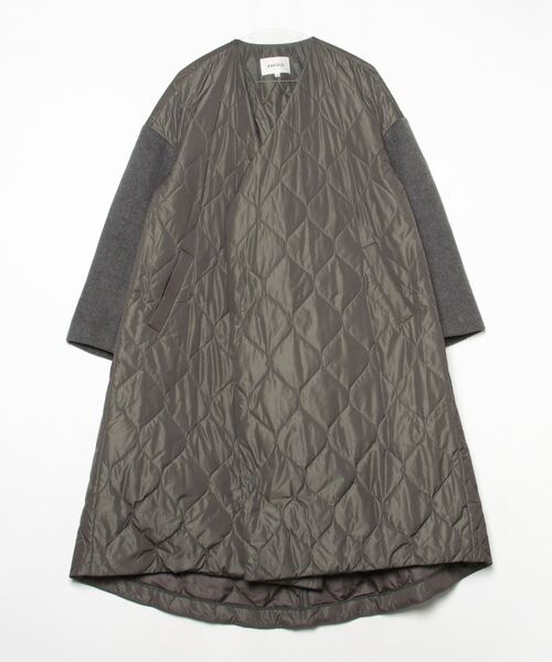 ENFOLD（エンフォルド） コート 38 グレー レディース : ZOZOTOWN