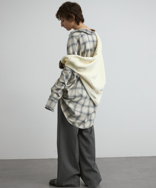 CREDONA ブラウス シャツ ROME CHECK SHIRTS/ローマチェック