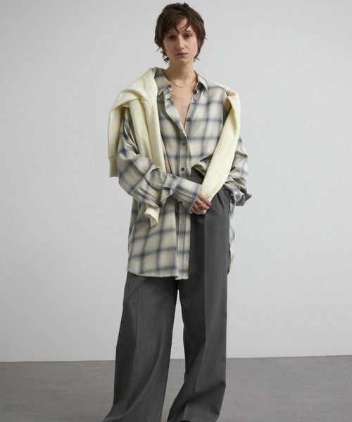 トップス credona ROME CHECK SHIRT JACKET セール】ROME CHECK SHIRT JACKET/ローマチェックシャツ