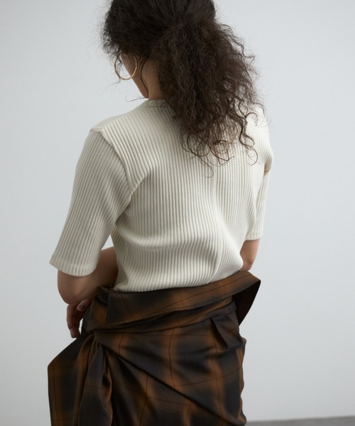 CREDONA ブラウス シャツ ROME CHECK SHIRTS/ローマチェック