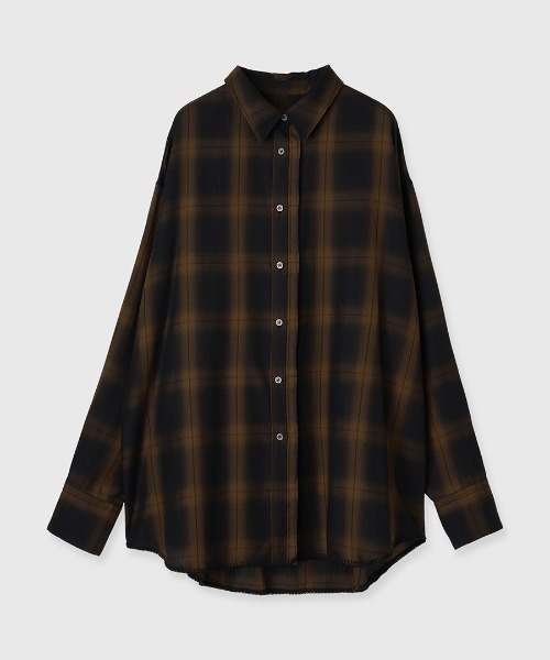 CREDONA チェックシャツ CREDONA ブラウス シャツ ROME CHECK SHIRTS/ローマチェック