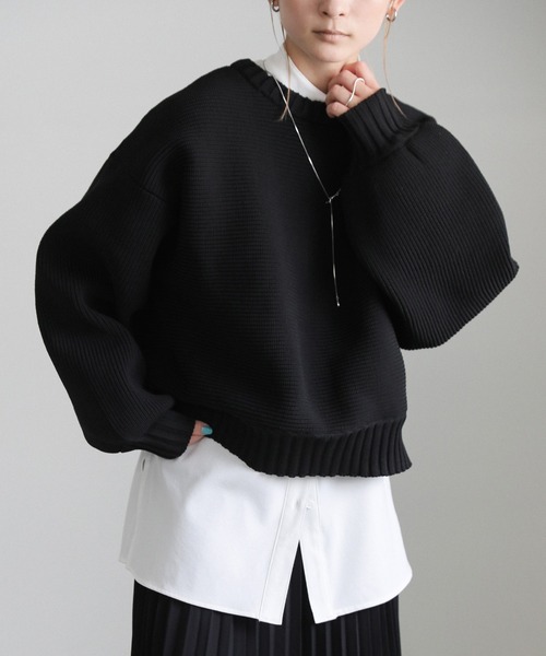 select MOCA（セレクトモカ） 長袖ニット FREE ブラック レディース