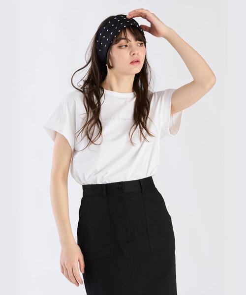 tシャツ マカロンロゴTシャツ レディース