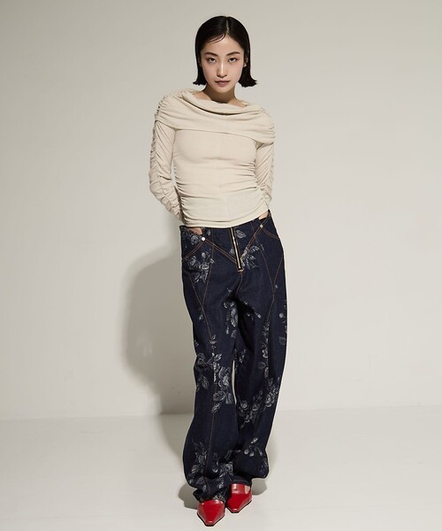 STUDIOUS tシャツ 「STUDIOUS/ステュディオス」Washable Silk