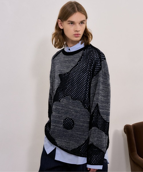 BLAYMORE セーター ニット 「BLAYMORE」Butterfly Flower Glitter Knit 