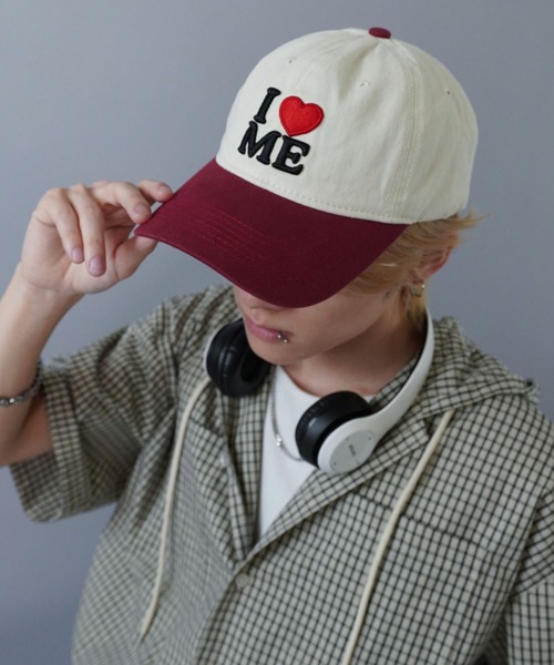 SPINNS キャップ 帽子 コットンキャップ/I LOVE ME メンズ